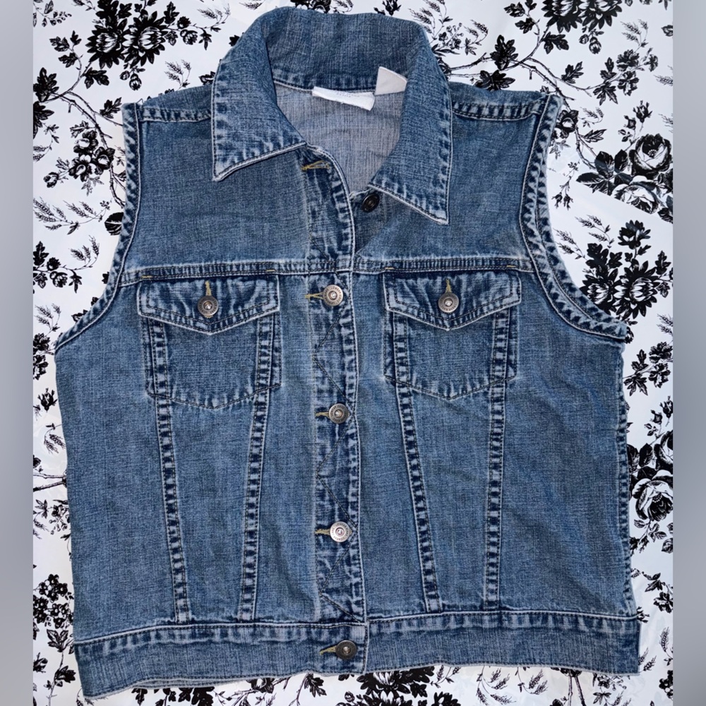 Denim Sleeveless Vest